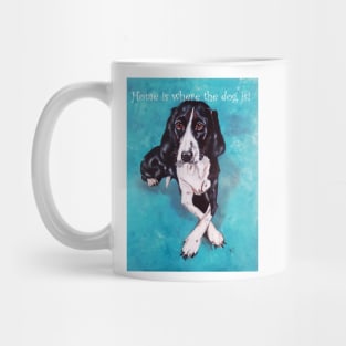 Coda - the Hound Dog with Saying Mug